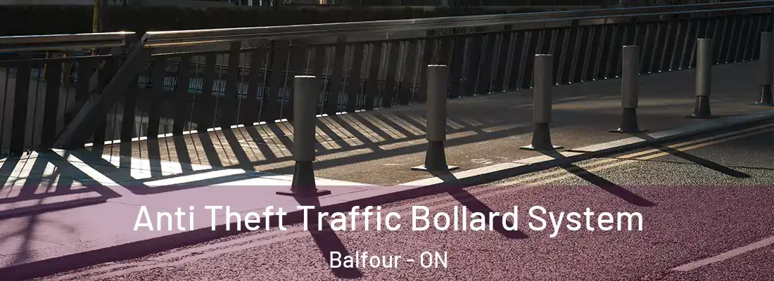  Anti Theft Traffic Bollard System Balfour - ON
