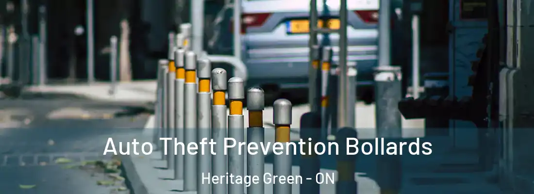  Auto Theft Prevention Bollards Heritage Green - ON