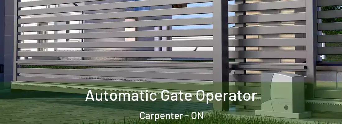  Automatic Gate Operator Carpenter - ON