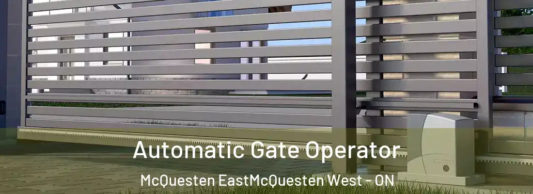  Automatic Gate Operator McQuesten EastMcQuesten West - ON