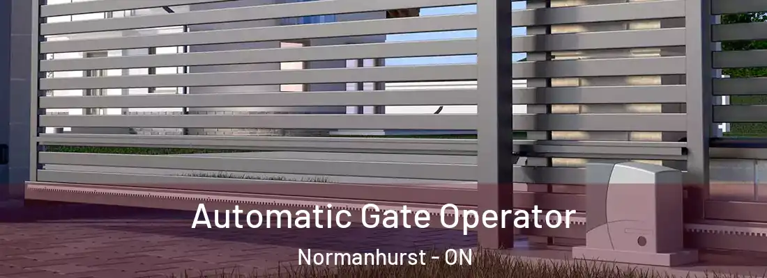  Automatic Gate Operator Normanhurst - ON