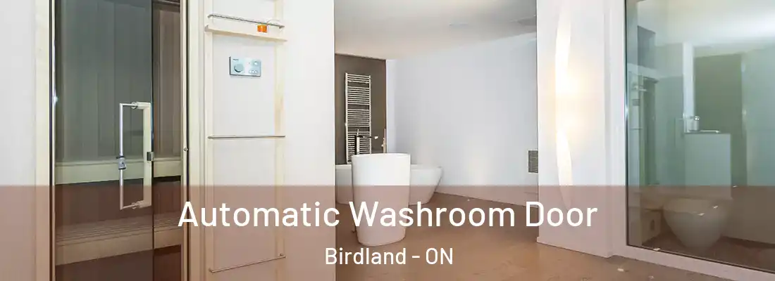  Automatic Washroom Door Birdland - ON
