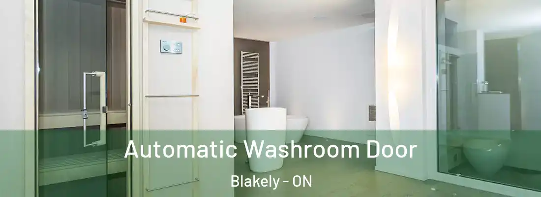  Automatic Washroom Door Blakely - ON