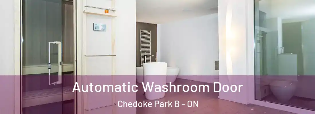  Automatic Washroom Door Chedoke Park B - ON