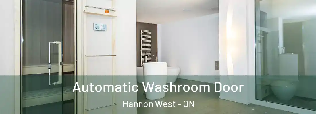  Automatic Washroom Door Hannon West - ON