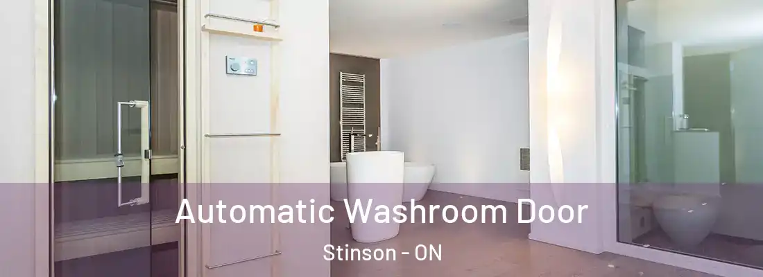  Automatic Washroom Door Stinson - ON