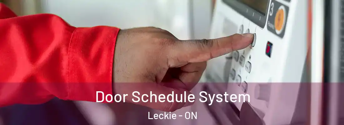  Door Schedule System Leckie - ON