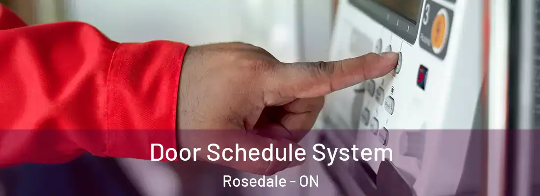  Door Schedule System Rosedale - ON