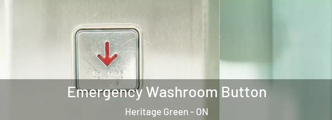  Emergency Washroom Button Heritage Green - ON