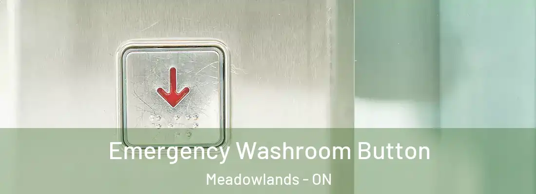  Emergency Washroom Button Meadowlands - ON