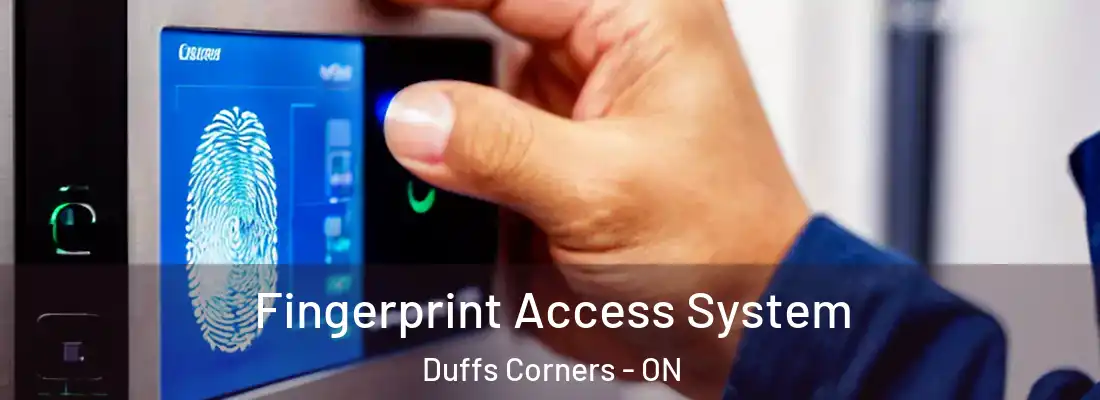  Fingerprint Access System Duffs Corners - ON