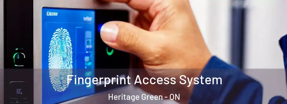  Fingerprint Access System Heritage Green - ON