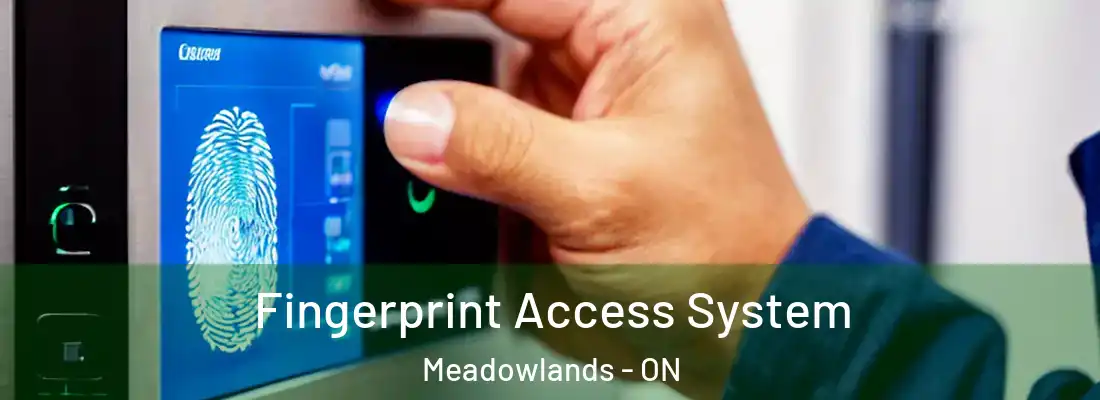  Fingerprint Access System Meadowlands - ON
