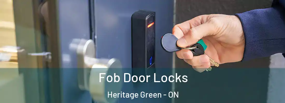  Fob Door Locks Heritage Green - ON
