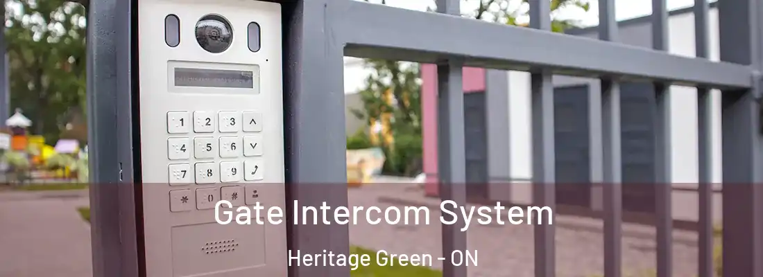  Gate Intercom System Heritage Green - ON