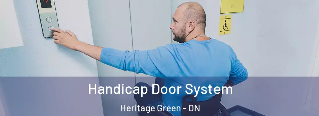  Handicap Door System Heritage Green - ON