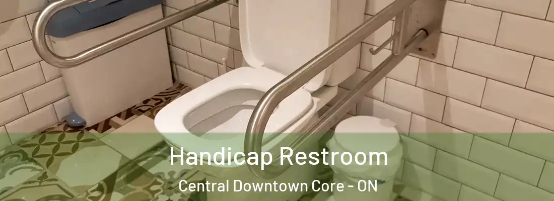  Handicap Restroom Central Downtown Core - ON