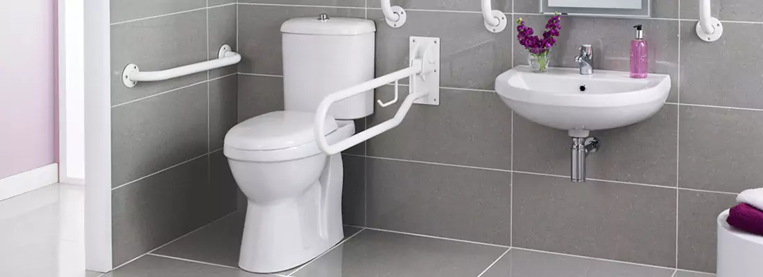 Modern Handicap Bathroom Solutions with Safety Features in Heritage Green, ON