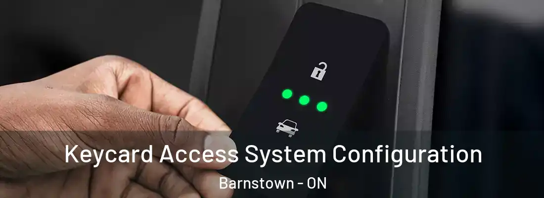  Keycard Access System Configuration Barnstown - ON