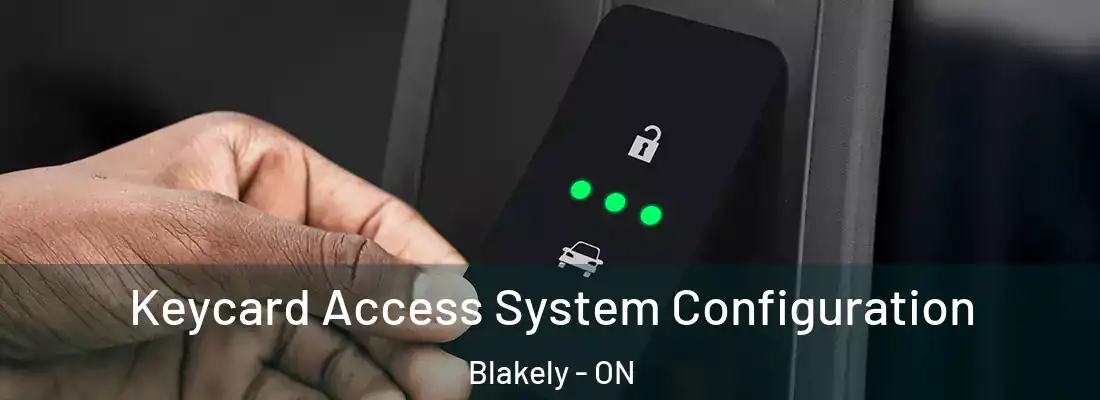 Keycard Access System Configuration Blakely - ON