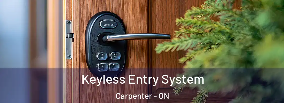  Keyless Entry System Carpenter - ON
