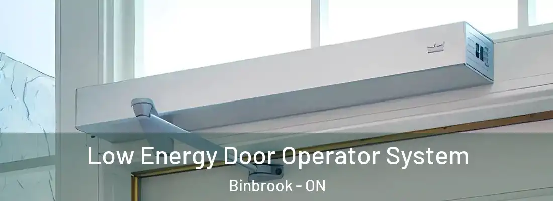  Low Energy Door Operator System Binbrook - ON