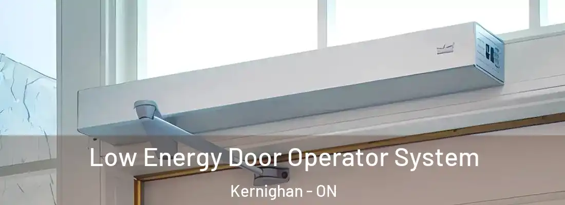  Low Energy Door Operator System Kernighan - ON