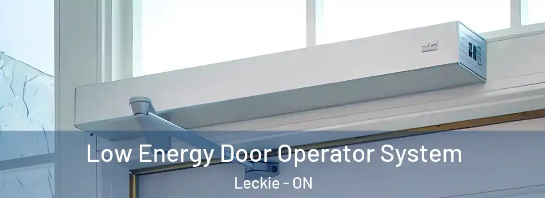  Low Energy Door Operator System Leckie - ON