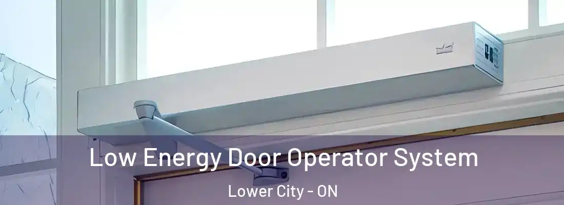  Low Energy Door Operator System Lower City - ON