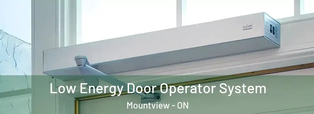  Low Energy Door Operator System Mountview - ON