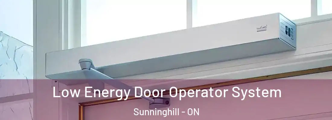 Low Energy Door Operator System Sunninghill - ON