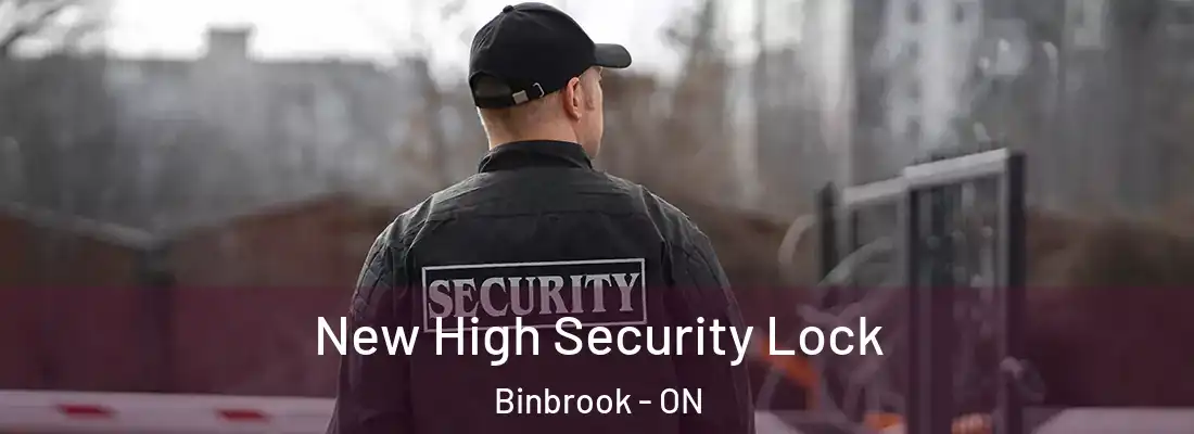  New High Security Lock Binbrook - ON