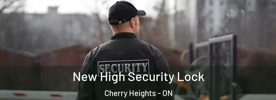  New High Security Lock Cherry Heights - ON