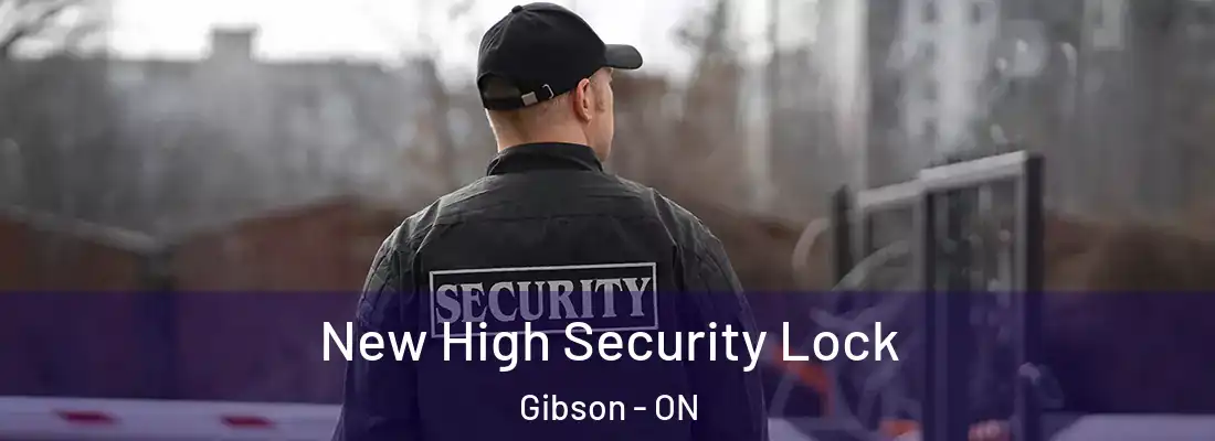  New High Security Lock Gibson - ON