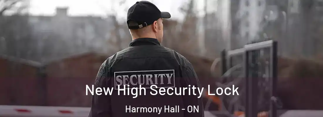  New High Security Lock Harmony Hall - ON