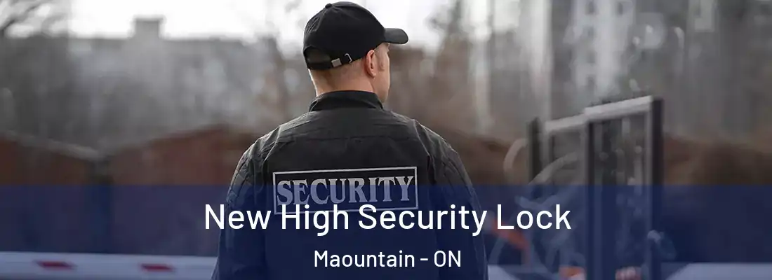  New High Security Lock Maountain - ON