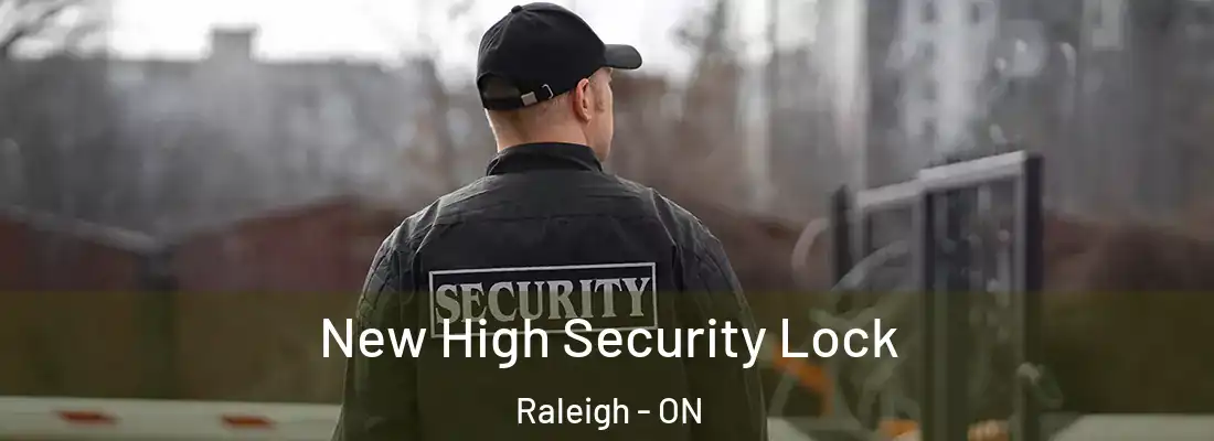  New High Security Lock Raleigh - ON