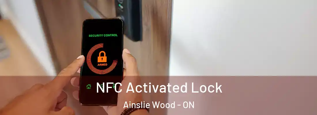  NFC Activated Lock Ainslie Wood - ON