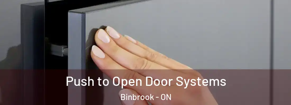  Push to Open Door Systems Binbrook - ON