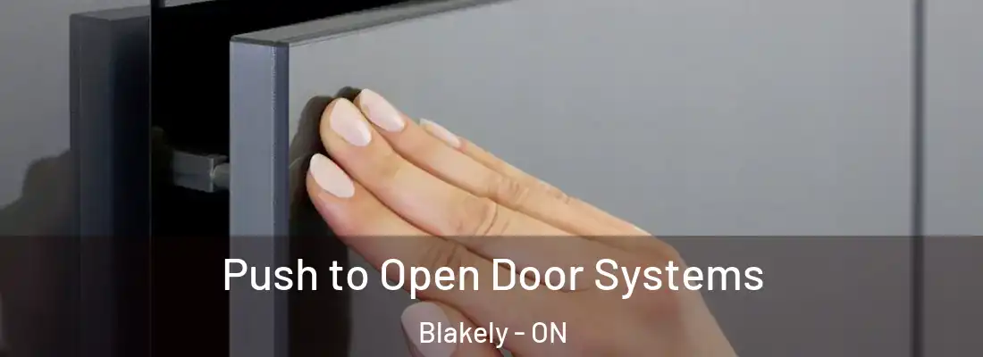  Push to Open Door Systems Blakely - ON