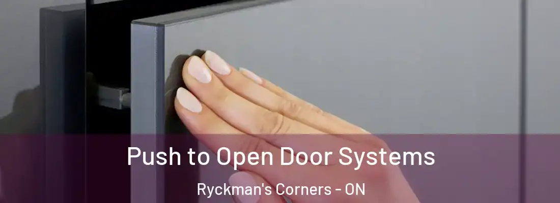  Push to Open Door Systems Ryckman's Corners - ON