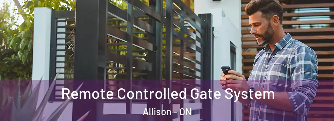  Remote Controlled Gate System Allison - ON