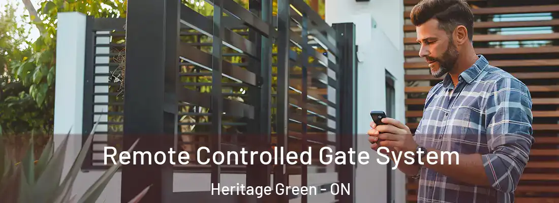  Remote Controlled Gate System Heritage Green - ON