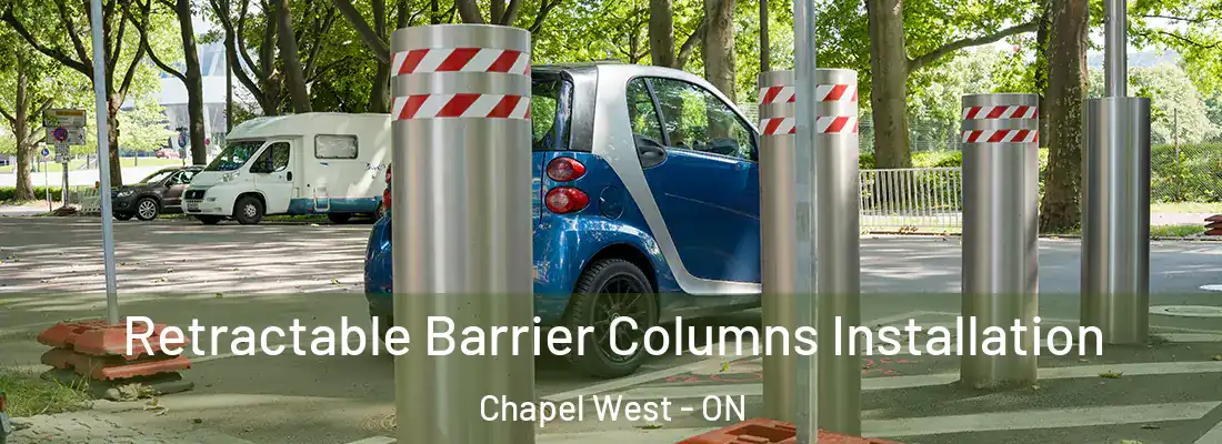  Retractable Barrier Columns Installation Chapel West - ON