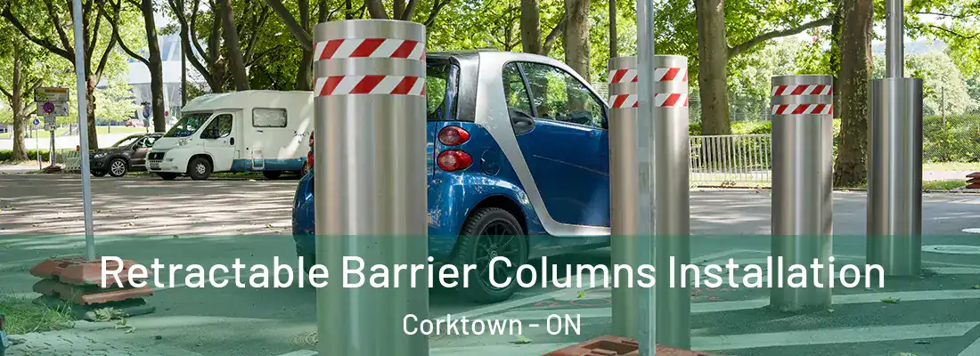 Retractable Barrier Columns Installation Corktown - ON