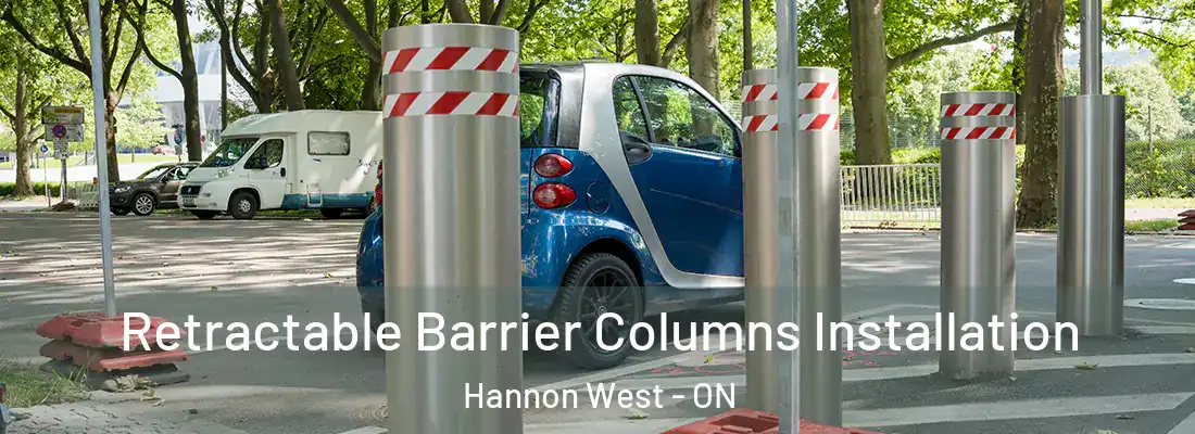  Retractable Barrier Columns Installation Hannon West - ON