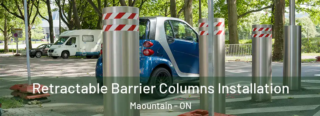  Retractable Barrier Columns Installation Maountain - ON