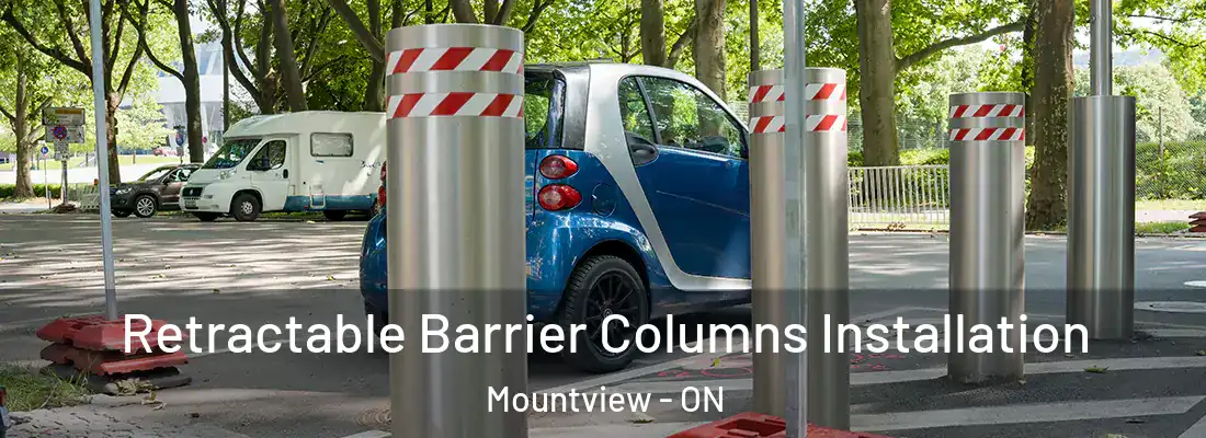  Retractable Barrier Columns Installation Mountview - ON