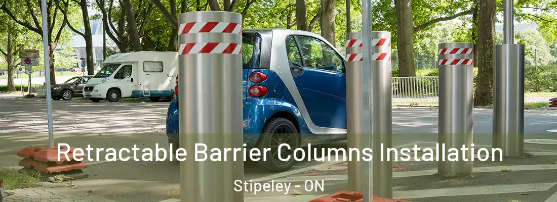 Retractable Barrier Columns Installation Stipeley - ON