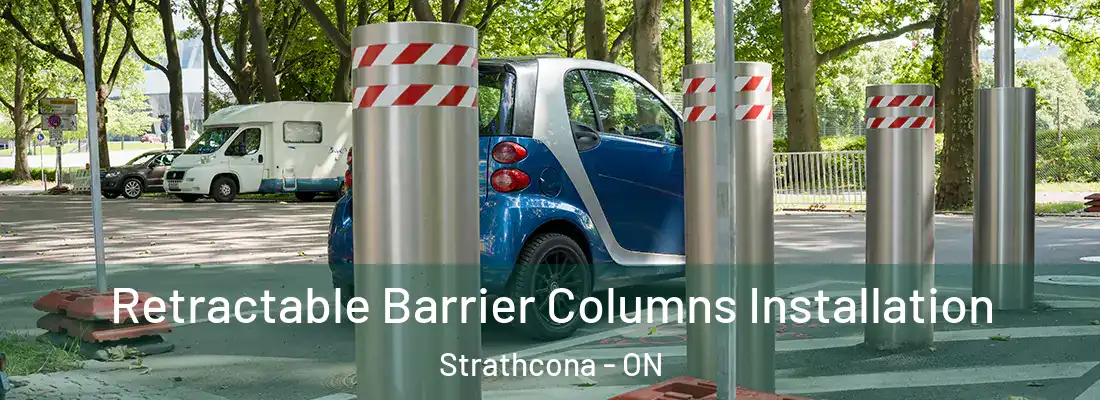  Retractable Barrier Columns Installation Strathcona - ON
